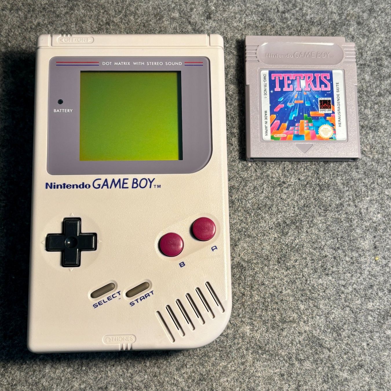 Nintendo Konsolen: GameBoy Classic DMG-01 Konsole + Tetris Original – Gebraucht aus Mollis von GamingCorner