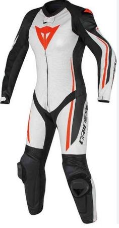 Dainese Assen 1-Teiler Perforierte Damen Motorrad Lederkombi