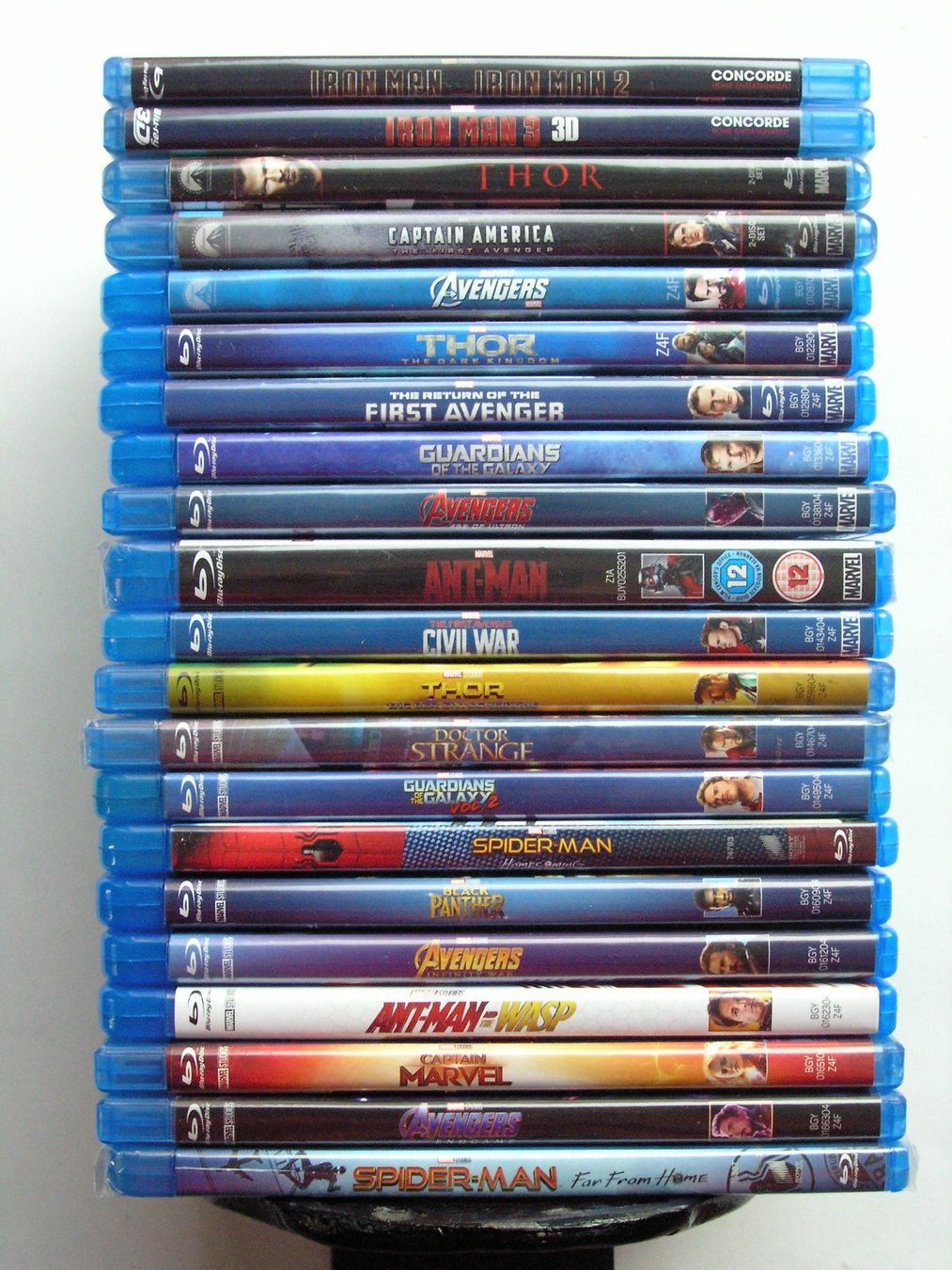 Tous les DVDs: MARVEL BLURAY SAMMLUNG Phase 1 - 3 – Neuf (Voir description) à Zuzwil SG par vette13 7