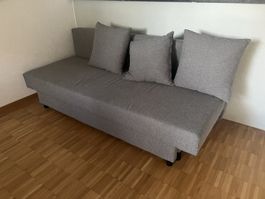 Bettsofa grau sehr guter Zustand