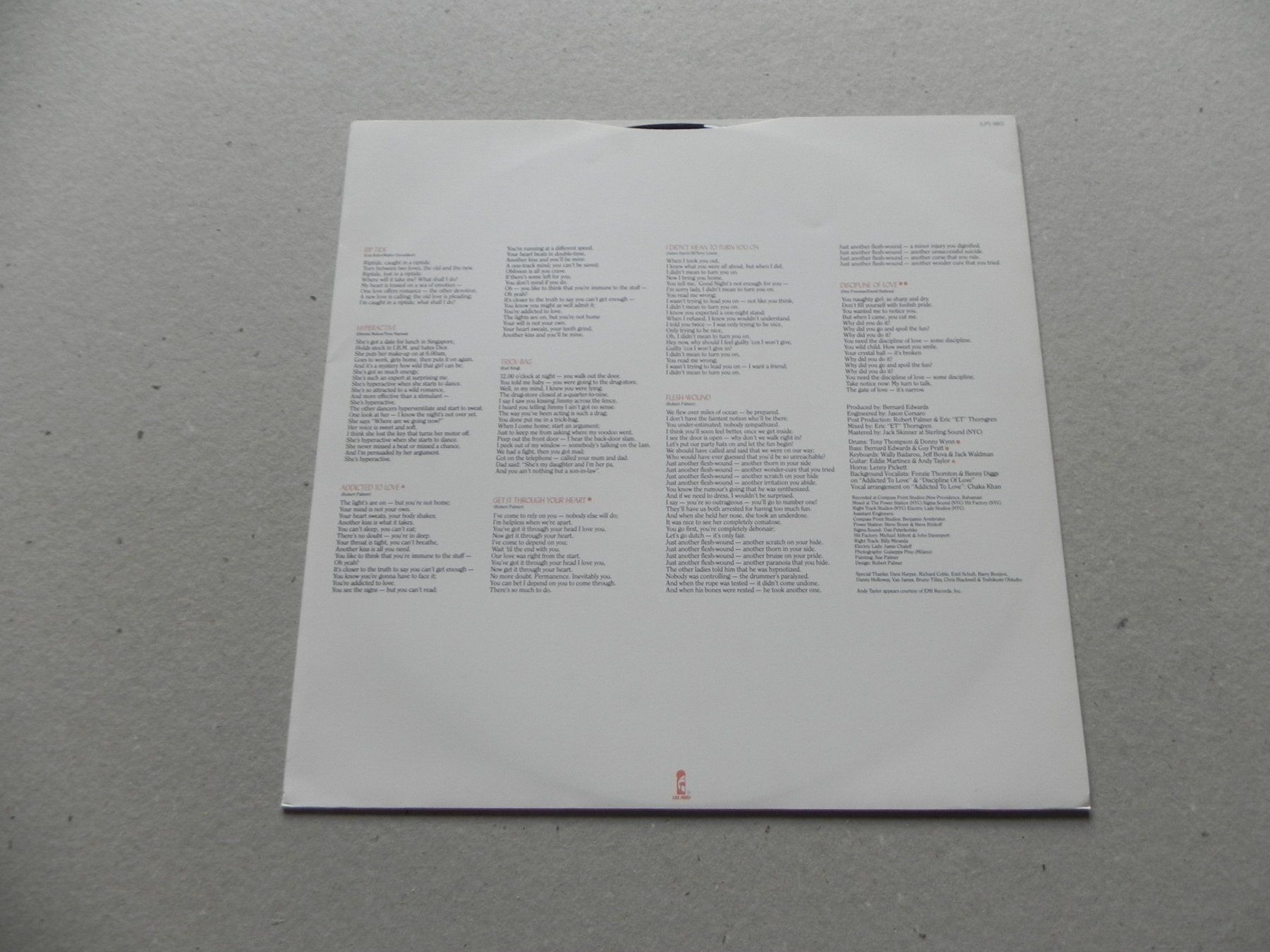 Dischi in vinile: LP brit. Pop Rock Robert Palmer 1985 Reptide – Usato da Siebnen venduto da krimsie 3