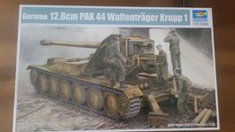 German 12.8cm PAK 44 Waffenträger Krupp 1 1/35