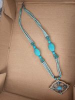 Türkis-Kette Sommerliches Collier mit Anhänger