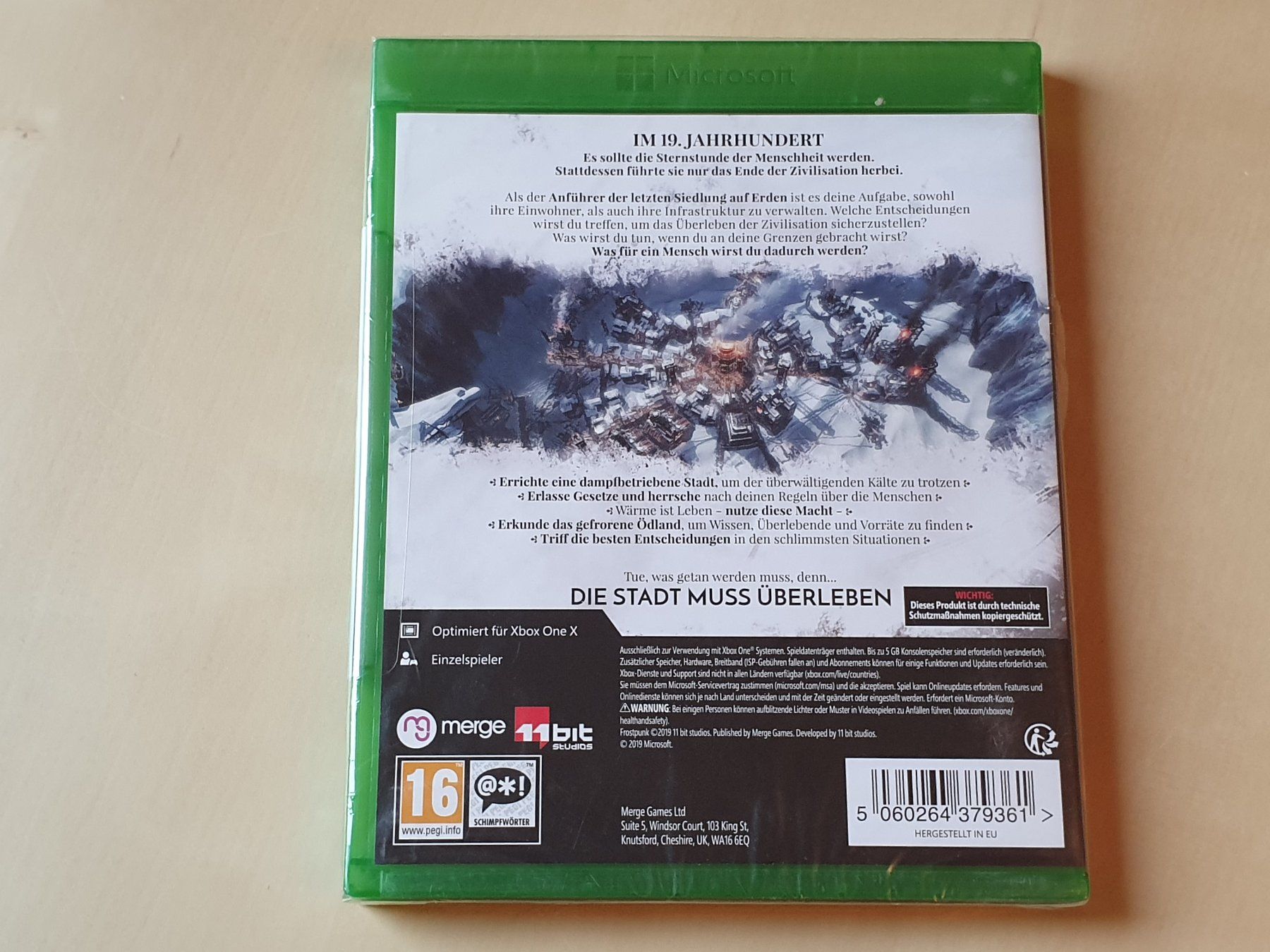 Microsoft Giochi: Frostpunk neu und ovp – Nuovo e nell'imballaggio originale da Stansstad venduto da collectorsshop 1