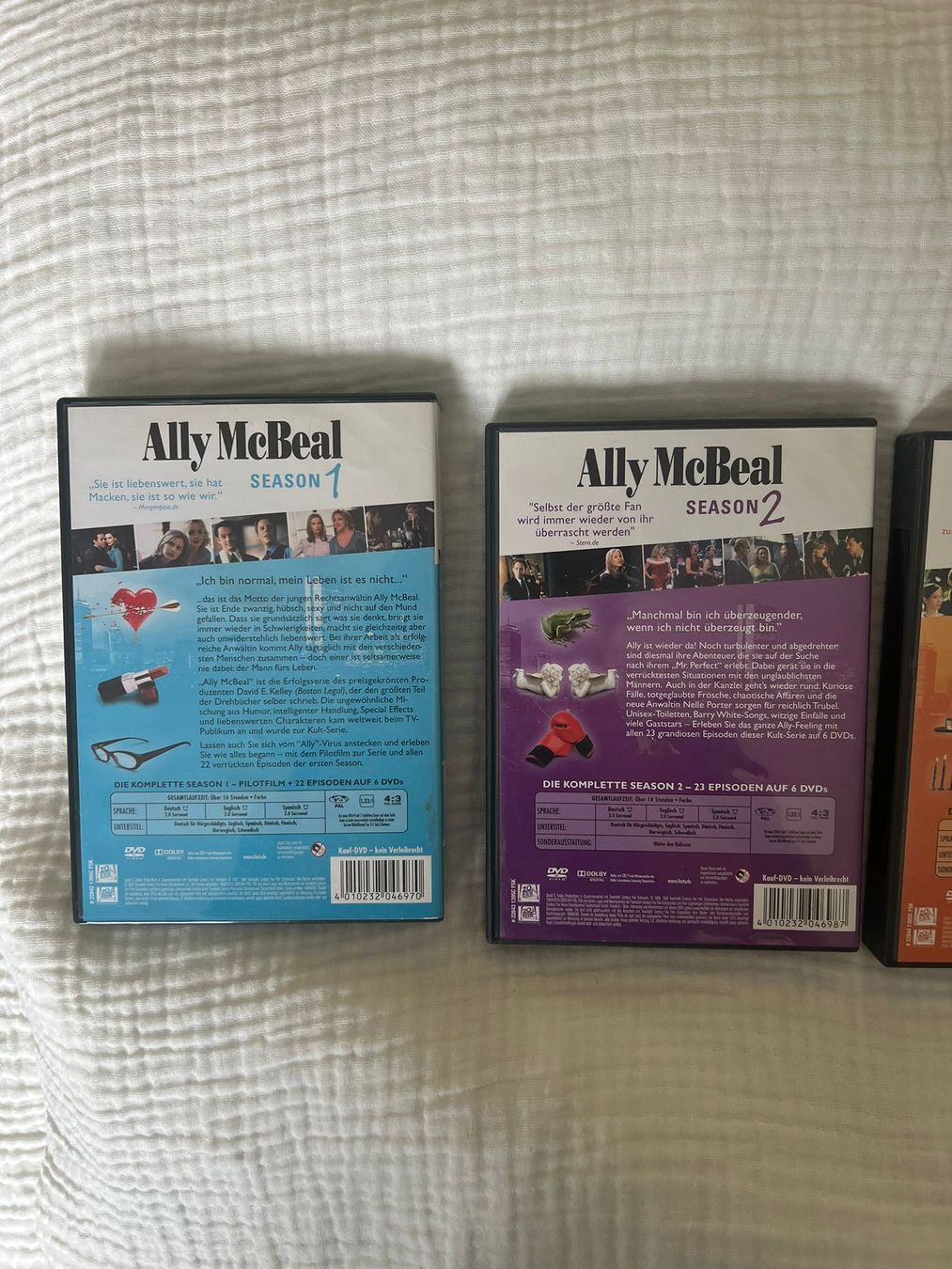 Tutti i DVDs: Ally McBeal – Usato da Pfäffikon ZH venduto da Batgirl78 1