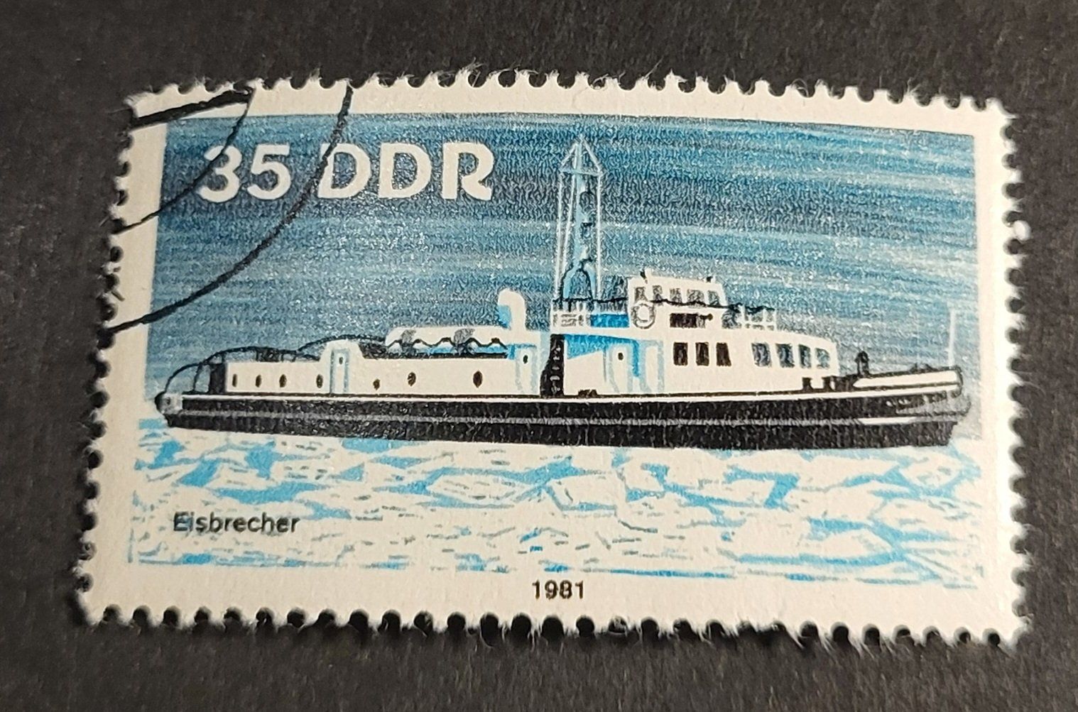 Tutti i francobolli: DDR 1981 Schiff briefmarke – Usato da St Gallen venduto da Stampsalshobby