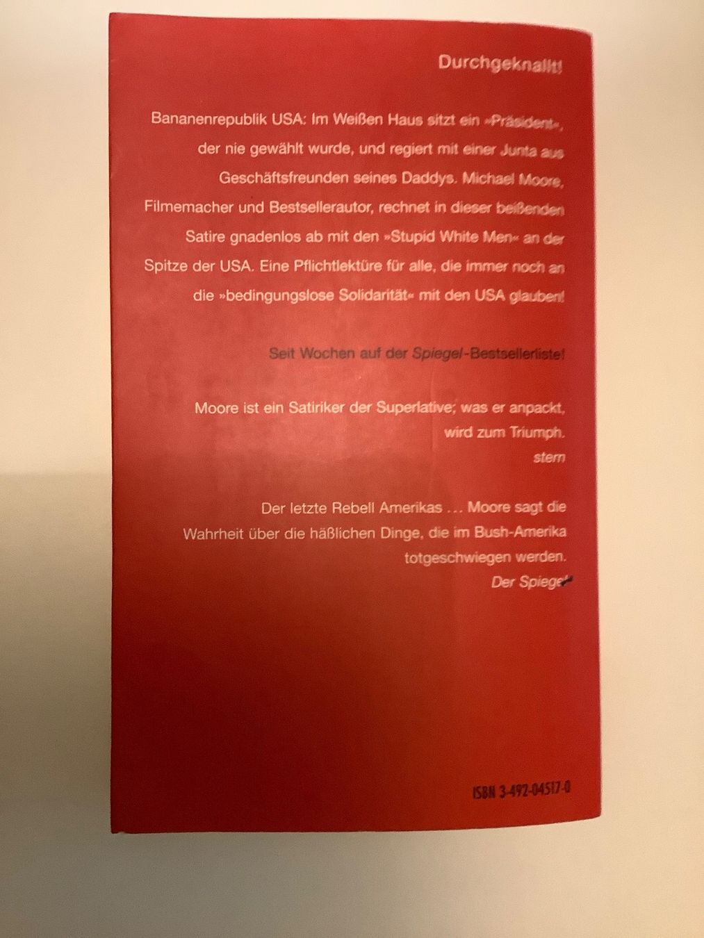 Bücher: Buch Stupid White Men von Michael Moore – Gebraucht aus Triesen von boston7 1