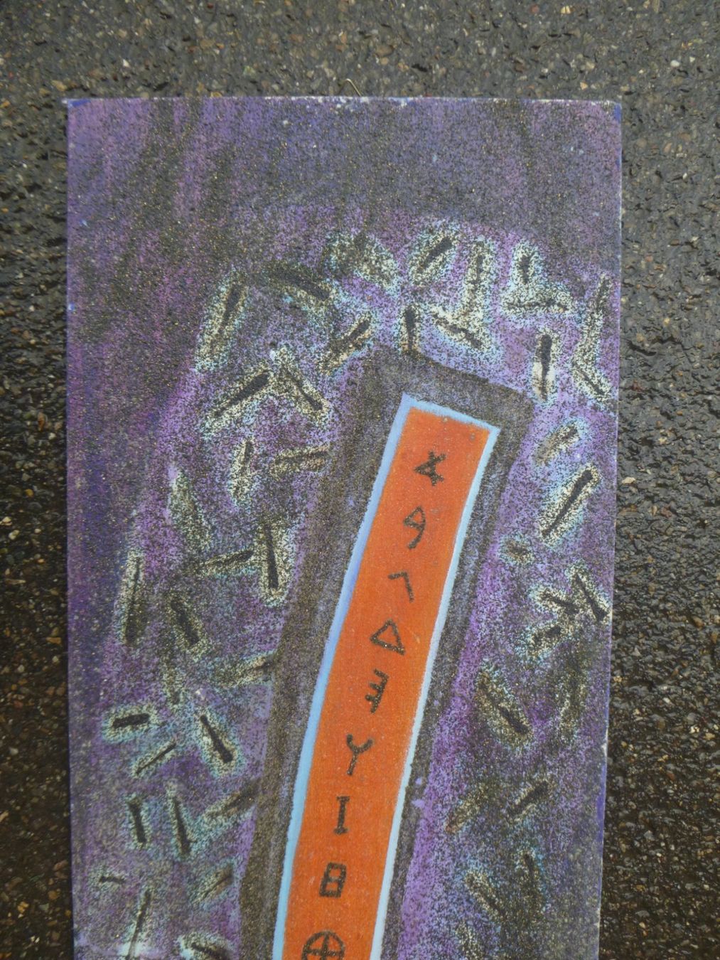 Dipinti: Phönizisches Alphabet - Tafelbild – Usato da Diessenhofen venduto da farbschatten 1