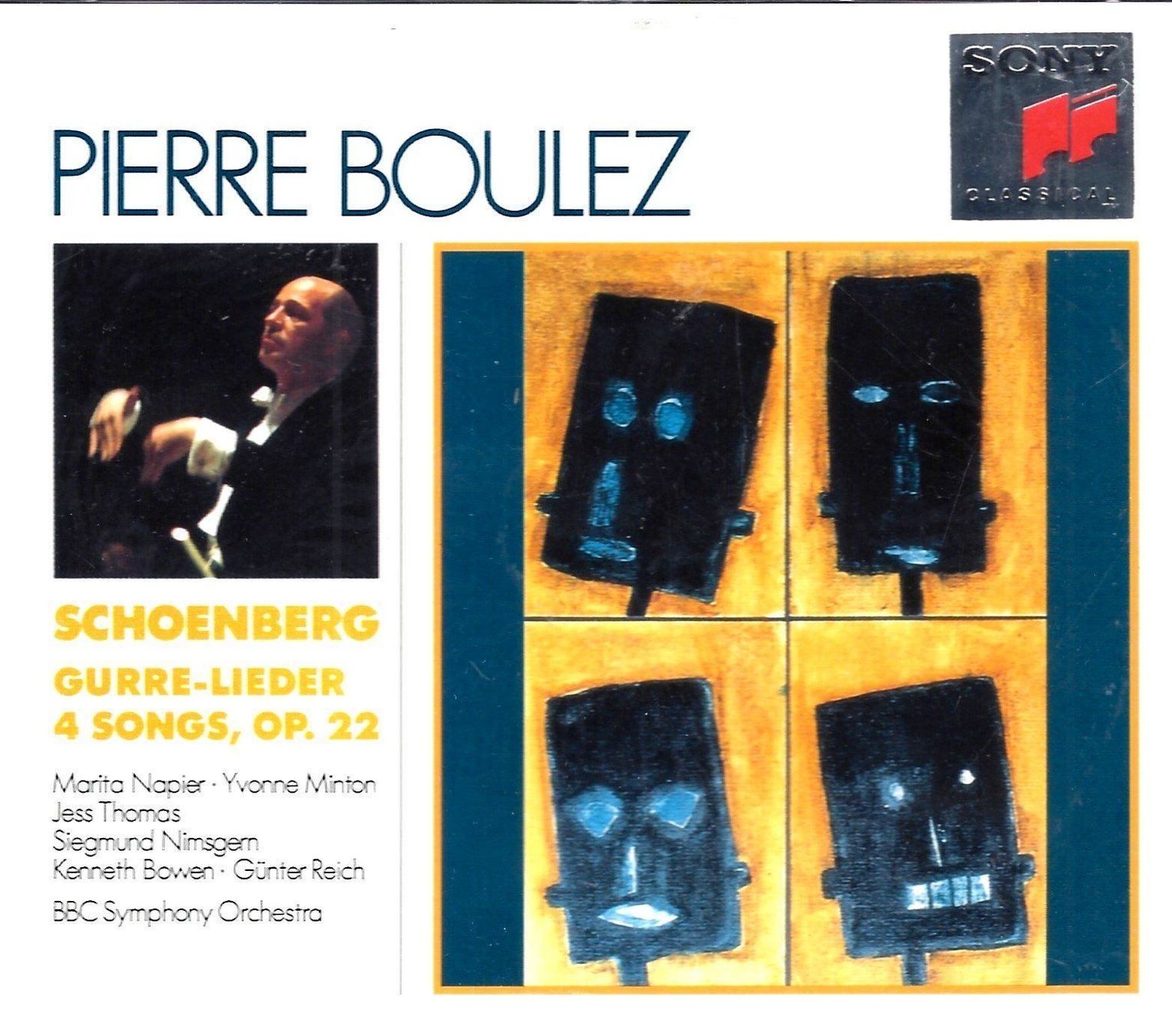 CD: Boulez SCHOENBERG GURRE LIEDER BBC Symphony Orchestra 2CDBox – Usato da Kandergrund venduto da Sososo