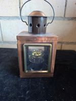 Kupfer Laterne Petroleumlampe mit Glas und Docht