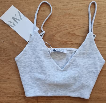 Zara Top, Grau