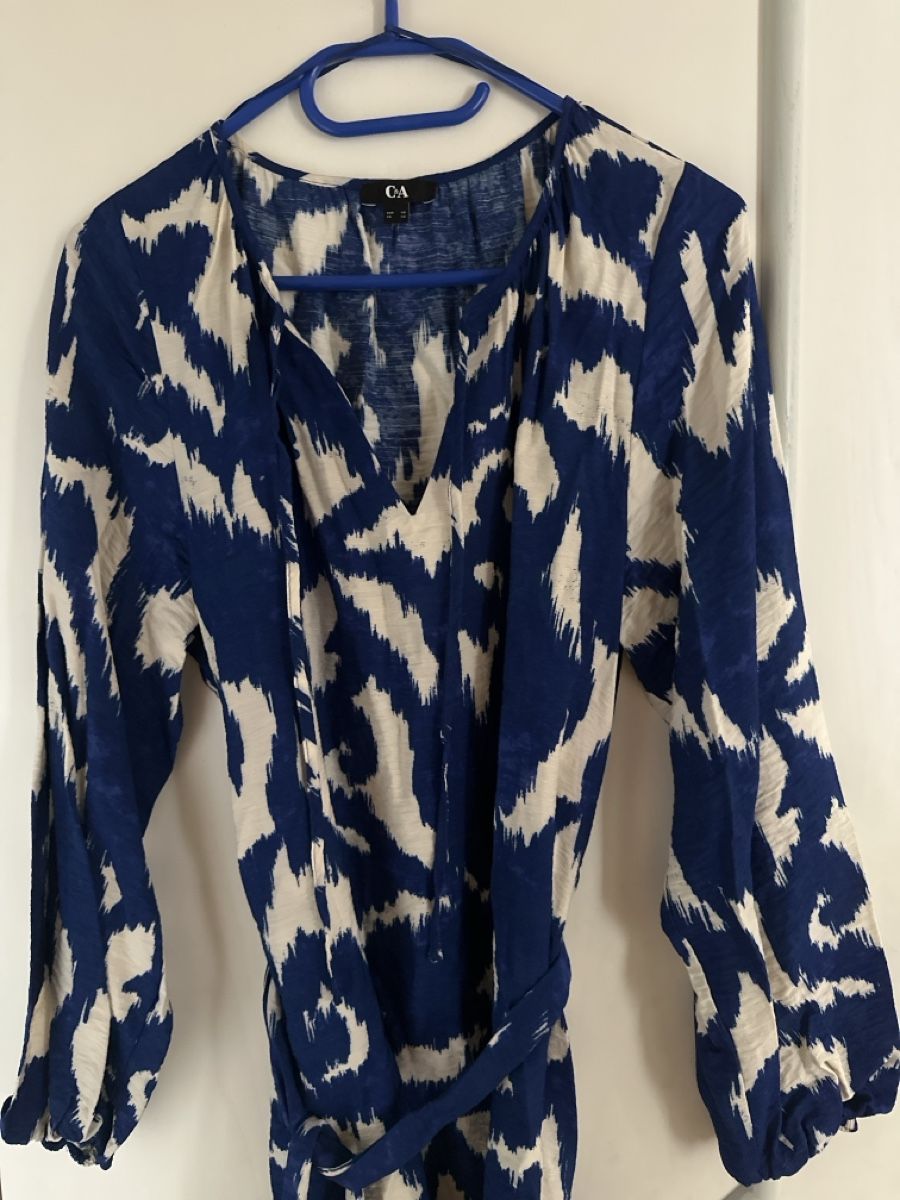 C&A Vestiti: Kleid C&A blau/weiss Gr L – Nuovo (secondo la descrizione) da Baltschieder venduto da YmroBe 1