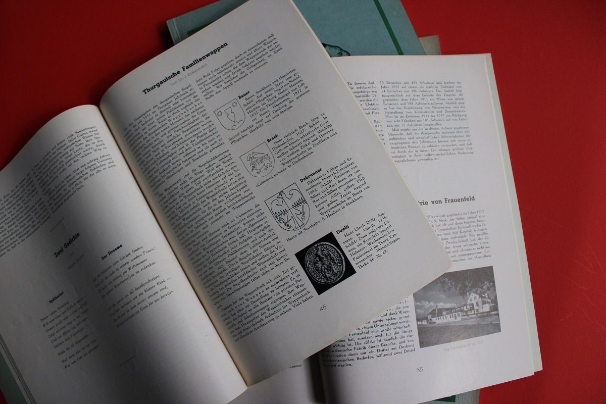 Libri: 6 x Thurgauer Jahrbuch 1939 -1944 – Usato da Wettswil venduto da roma010 1