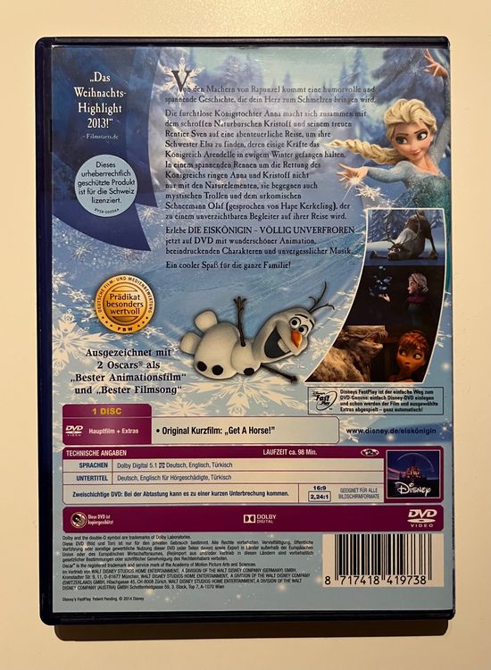 Die Eiskönigin Völlig Unverfroren Dvd Kaufen Auf Ricardo