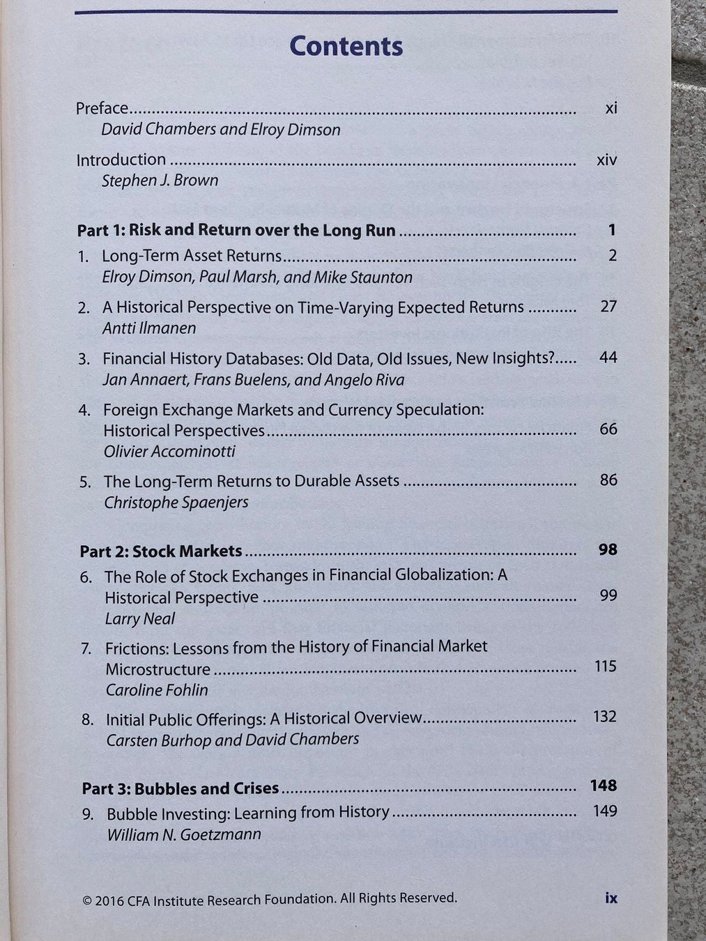 Libri: Financial Market History – Usato da Weggis venduto da Serger 3