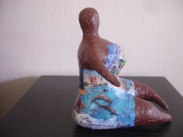 Sculture & Statue: Papiermache Skulptur Nr. 8 – Nuovo (secondo la descrizione) da Beatenberg venduto da nonnkari 4