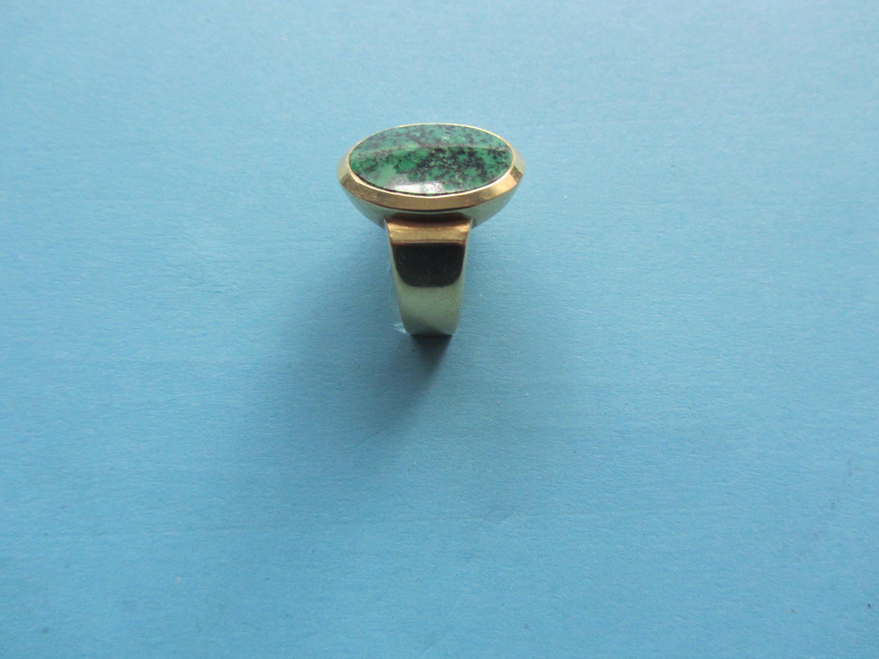 Anelli: Jadeit-Herrenring-14 K.Gold – Usato da Luzern venduto da Lucernauno 2