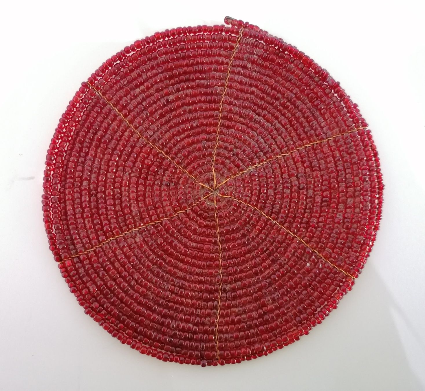 Sottobicchieri: Getränkeuntersetzer, Untersetzer mit Glasperlen schwarz+rot – Nuovo (secondo la descrizione) da Unterengstringen venduto da Tnovus 3