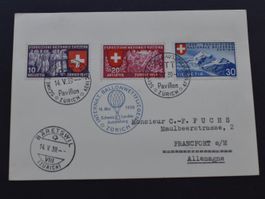 Seltene Flugpost Karte 1939   B1208O