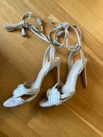 Soft Suede off-white Zara Sandals, size 37