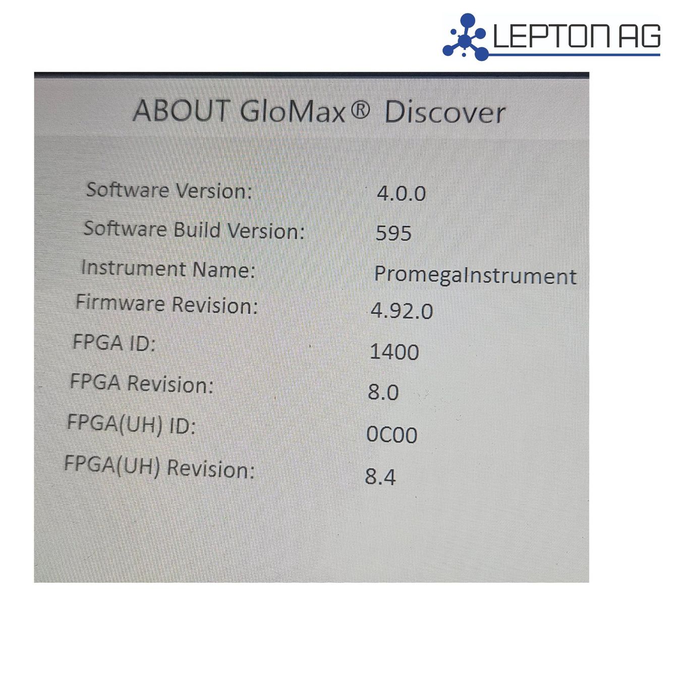 Accessori da laboratorio: Promega GloMax Discover GM3000 Multimode Microplate Reader – Usato da Niederdorf venduto da LeptonAG_Labor 5
