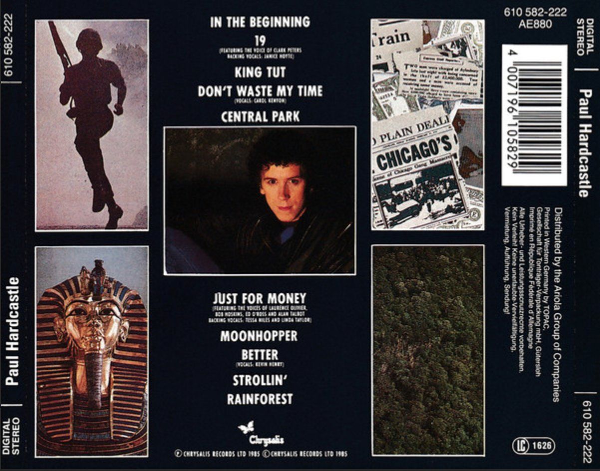 CD: CD / Paul Hardcastle – Paul Hardcastle – Usato da Brunnen venduto da Barfly5 1