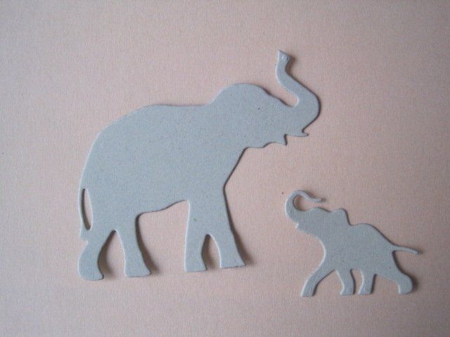 Carta: Stanz-Papier Motive  Elefant – Nuovo e nell'imballaggio originale da Schachen LU venduto da moepsli5