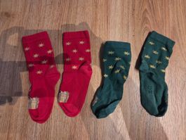 Socken Gr. 27/30, 2 Paare, Weihnachten