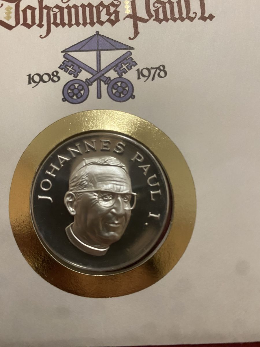 Medaglie: Numisbrief Silbermedaille Johan Paul I., 20 Gramm – Nuovo (secondo la descrizione) da Muralto venduto da Alex1912 1