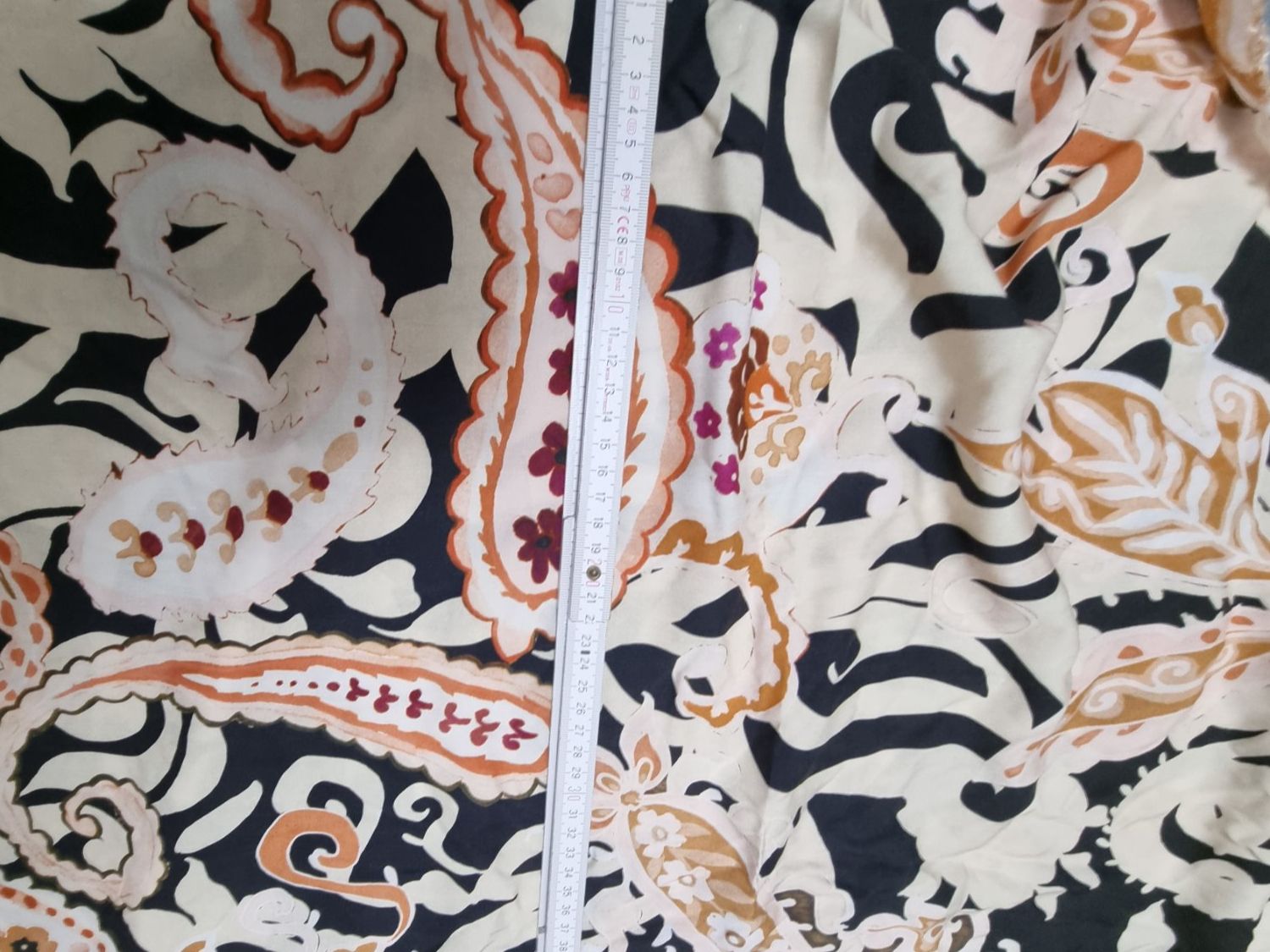 Tessuti: Stoff  Viscose mit Paisley Muster 150 x 180 cm – Nuovo e nell'imballaggio originale da geroldswil venduto da Gumball1 4