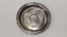 Gehämmerte Münz- Silberschale, 925er, 8 Batzen 1810 (L36)
