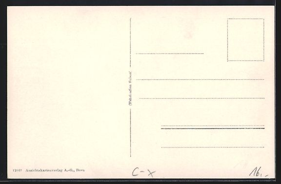 Cartoline postali: Lerchenfeld bei Thun, Ortspartie mit Bli – Usato da Berlin venduto da bartko-reher 1