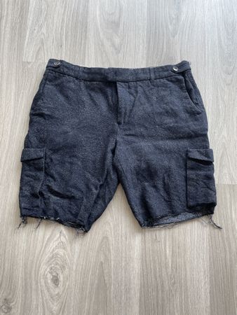 J. Lindeberg Woll-Cargo-Shorts, Dunkelblau, Top Zustand!