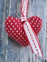 STOFFHERZ 💟 HERZLI handgemacht Deko