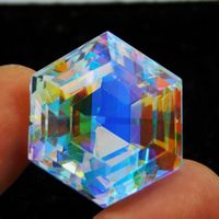 73.10 Ct Brazilian Mystic Hexagon Cut Certified