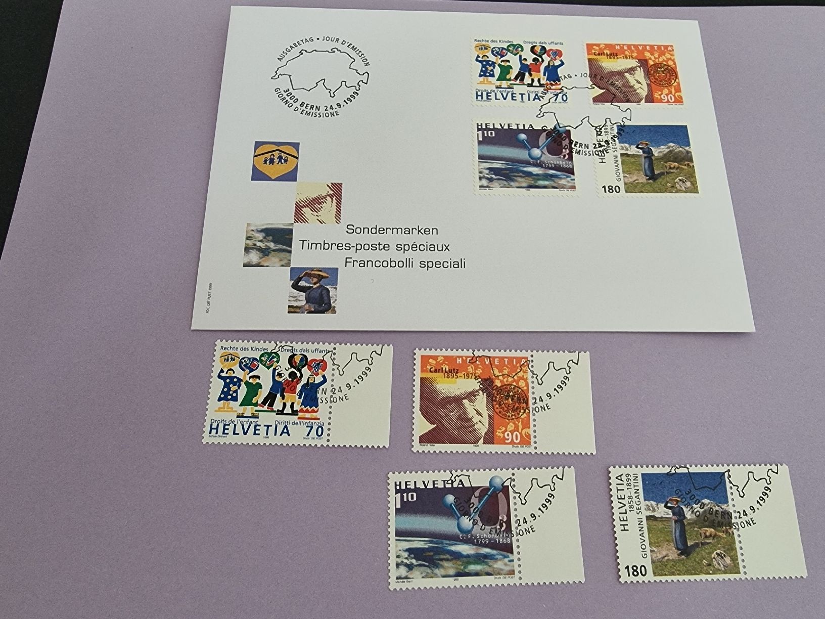 Alle Briefmarken: Sodermarken von 1999 – Neu (gemäss Beschreibung) aus Obergösgen von hachma