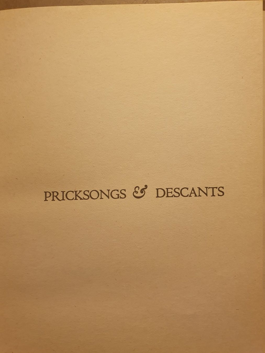 Libri: Pricksongs & Descants - Robert Coover – Usato da Zürich venduto da loosebone 5