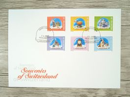TR62 Enveloppe + Timbre Suisse 2000