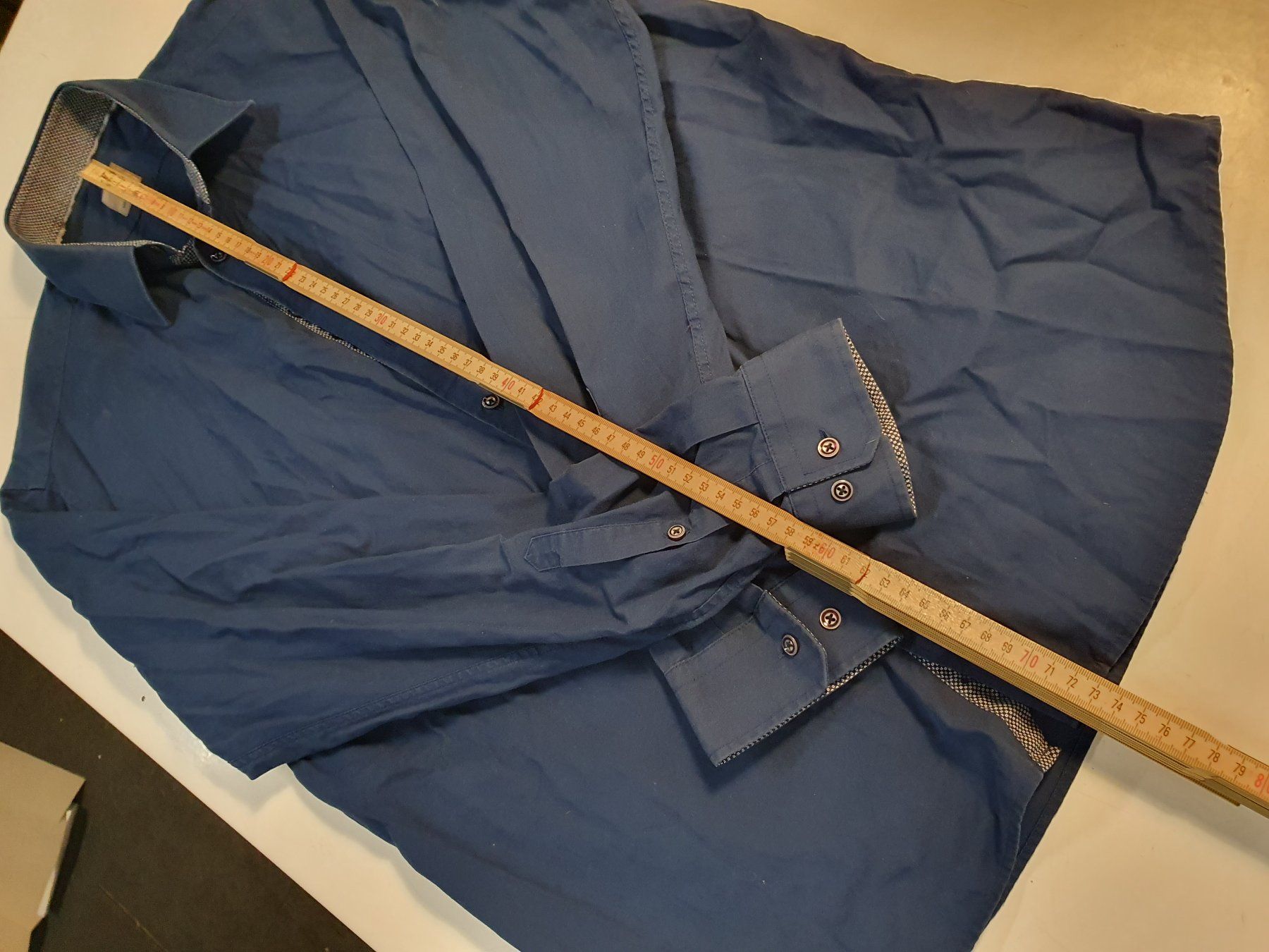 Camicie: Herrenhemd Seidensticker blau grösse 41/16 – Usato da Zürich venduto da loosebone 1