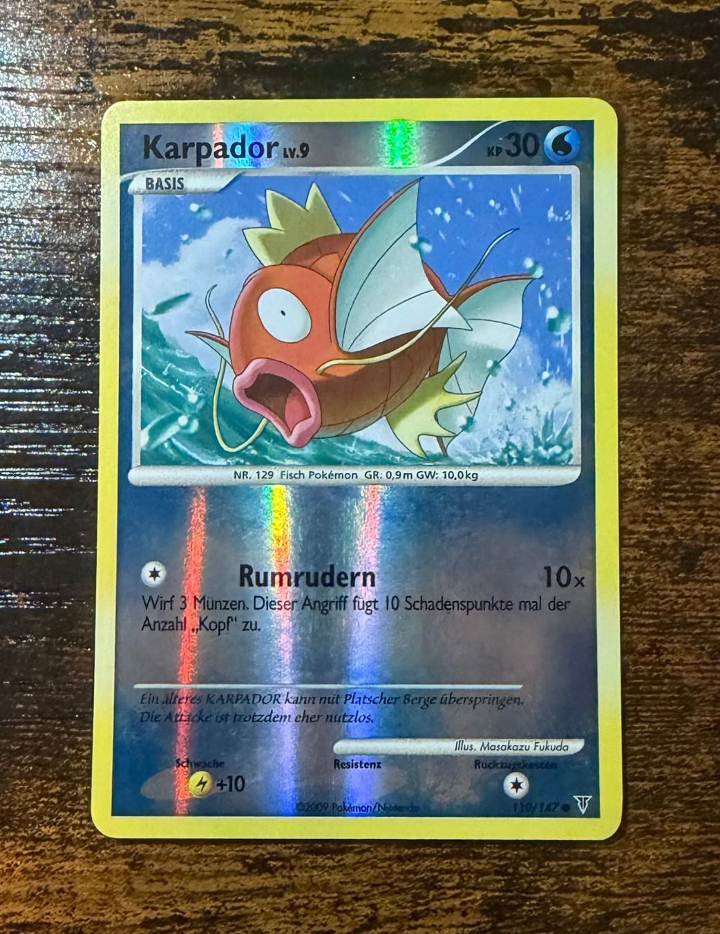 Pokémon Sammelbilder & Trading cards: Karpador Reverse Holo 110 – Gebraucht aus Zürich von PEACECOCOON