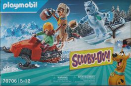 PLAYMOBIL  SCOOBY DOO ! 70706 FUGA DALLO SNOW GHOST New