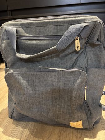 Lässig Wickeltasche grau