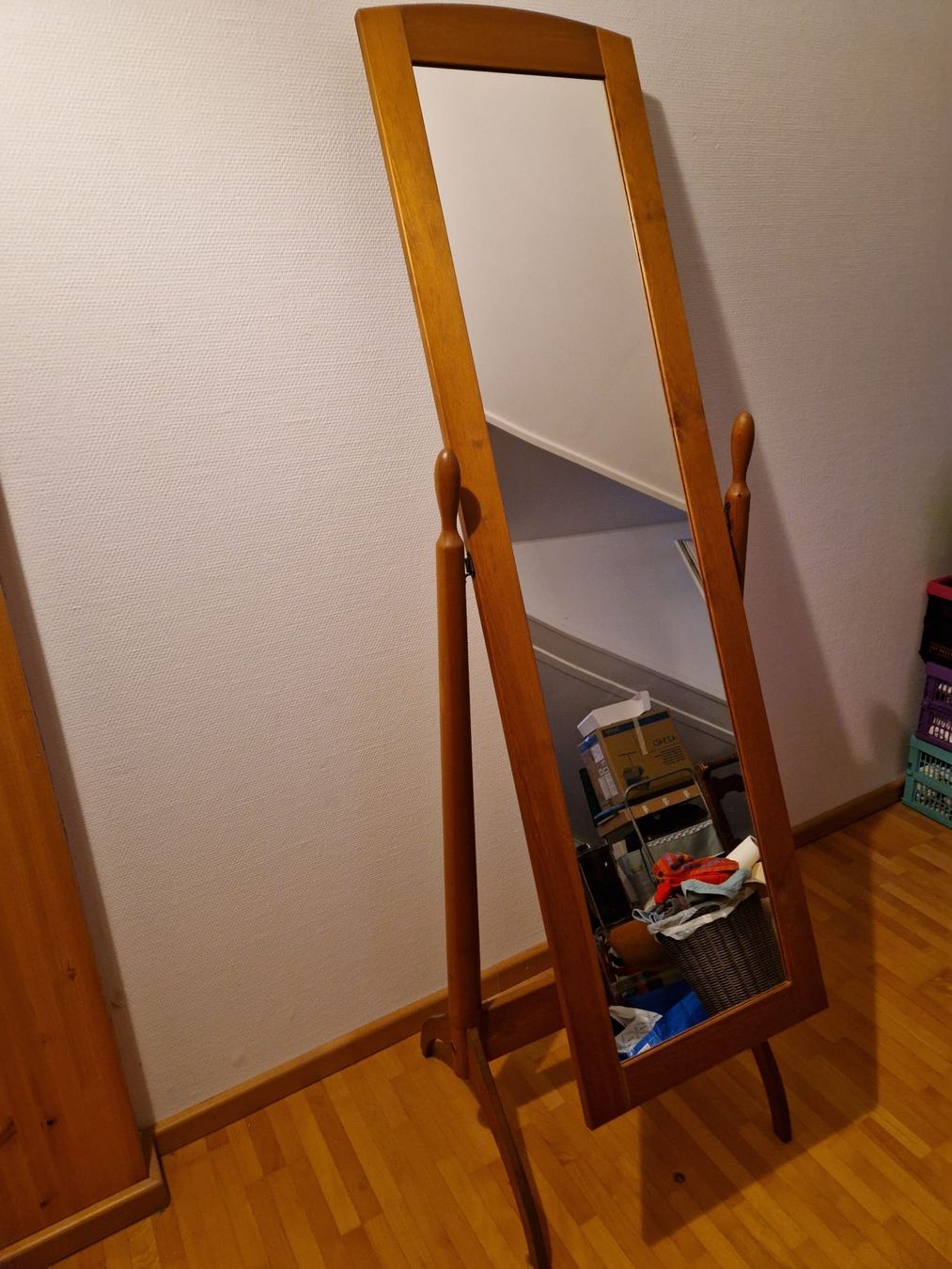 Specchi: Mayflower Garderoben Spiegel Holz – Usato da Dietlikon venduto da anbe64 1