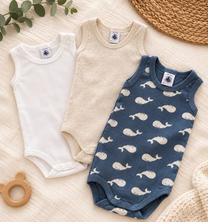 NEU 3x Body Petit Bateau 60 cm
