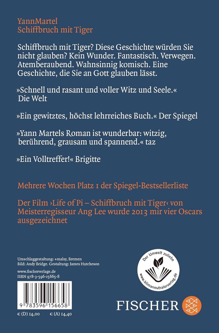 Livres: Schiffbruch mit Tiger – D'occasion à Heimberg par Rockenrol 1