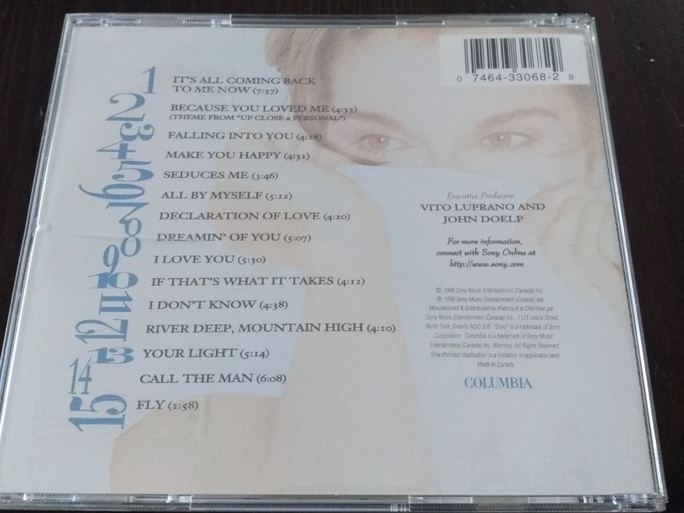 CD - Celine Dion "Falling into you" 2