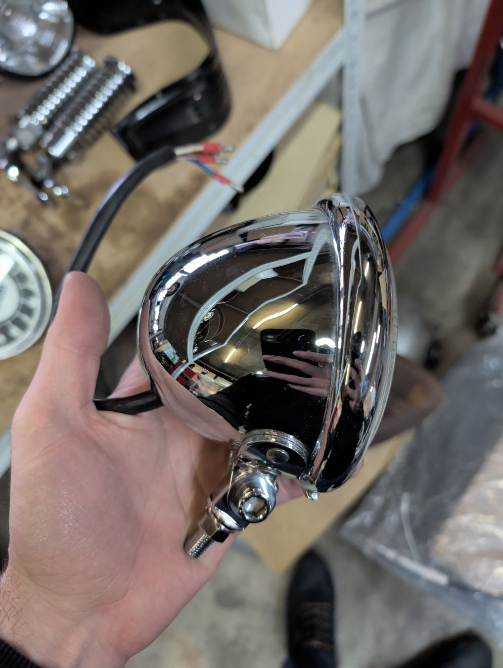 Tutti i ricambio per moto: Universal Scheinwerfer – Usato da Herzogenbuchsee venduto da Black-C01 2