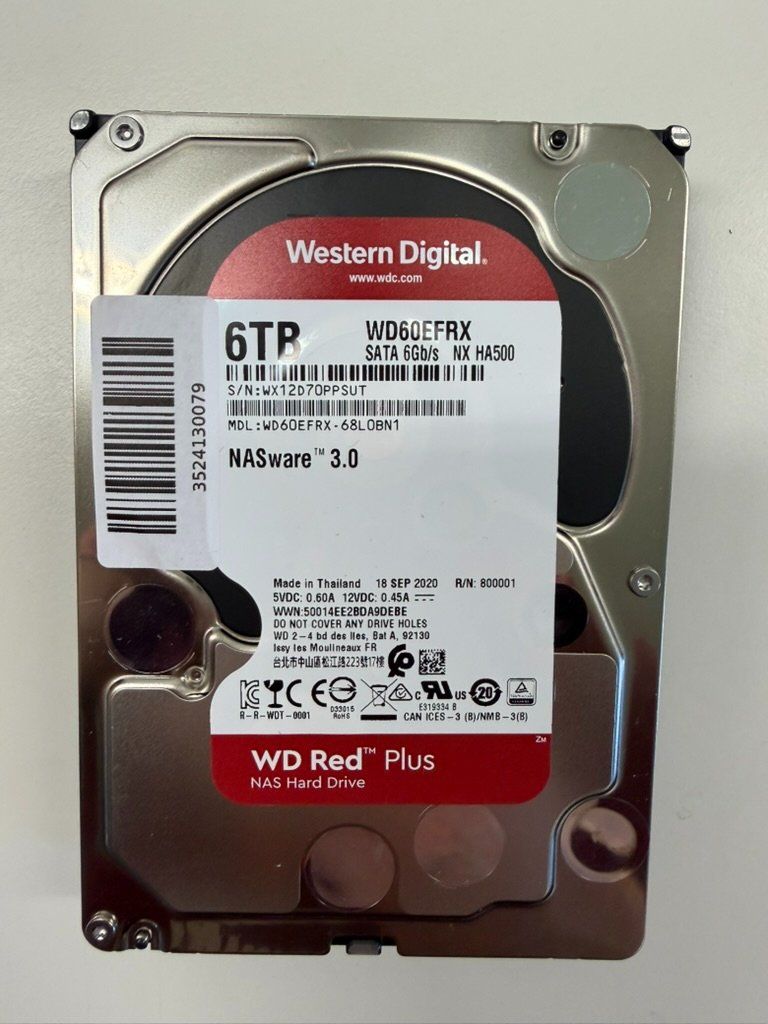 Western Digital Dischi rigidi: WD Red Plus 6TB – Usato da Pratteln venduto da HMW-Solutions