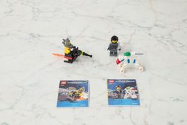 LEGO Space Police III 8399 K‑9 Bot, 8400 Space Speeder (📖)