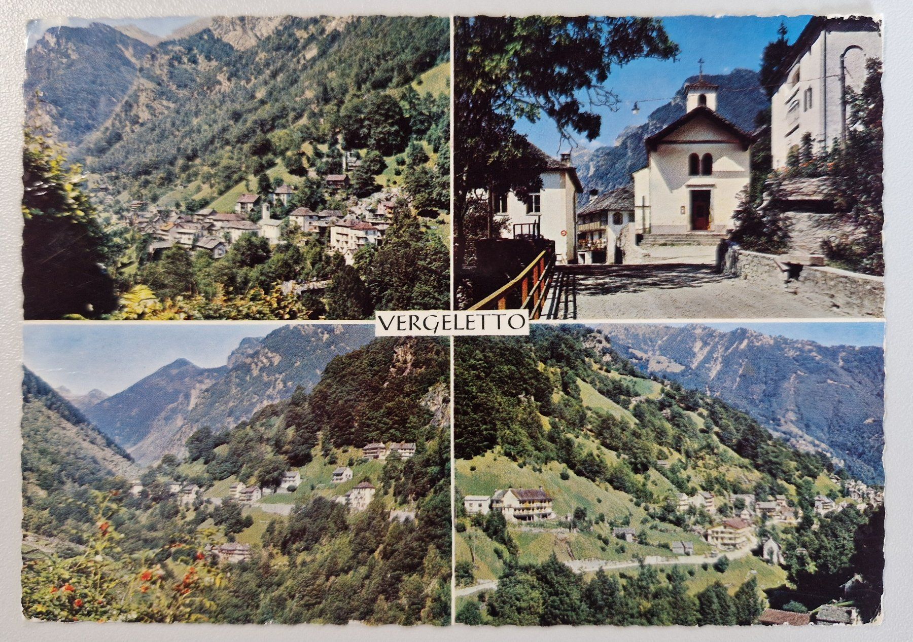 Cartoline postali: Vergeletto, Valle Onsernone 1965 – Usato da Melchnau venduto da Arthurius